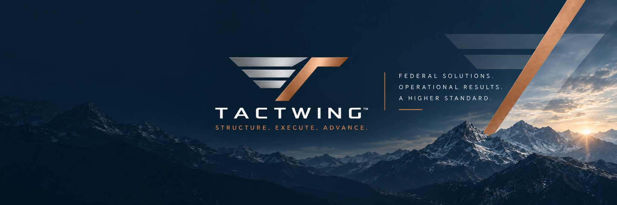 TactWing — Structure. Execute. Advance. Federal solutions. Operational results. A higher standard.